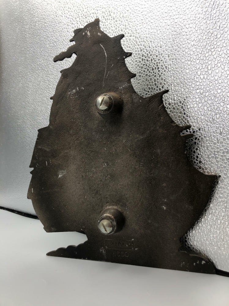 RARE!!! Vintage Pan Am Airline Cast Metal Clipper Ship Bulkhead Plaque Emblem - Good