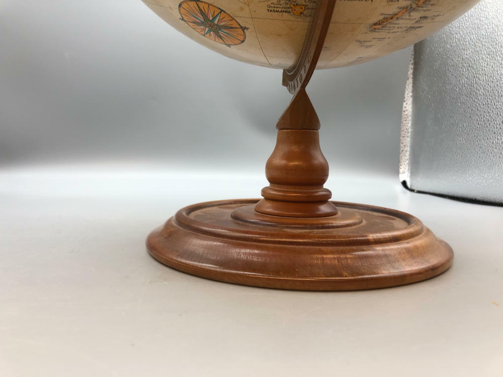 Vintage Raised Relief Globe World Classic "Replogle" Includes USSR Leroy Tolman - Good