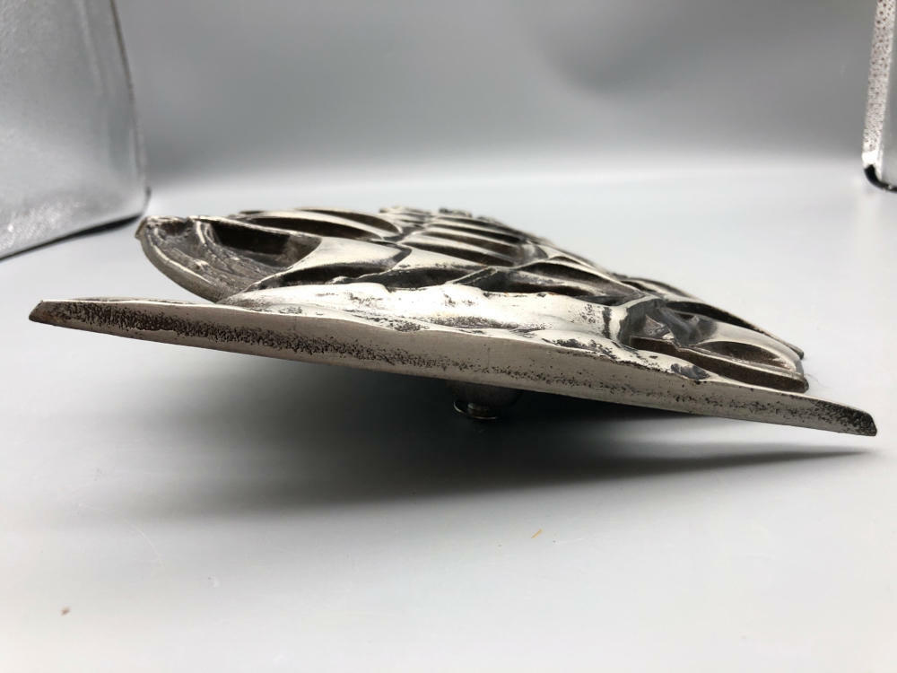 RARE!!! Vintage Pan Am Airline Cast Metal Clipper Ship Bulkhead Plaque Emblem - Good