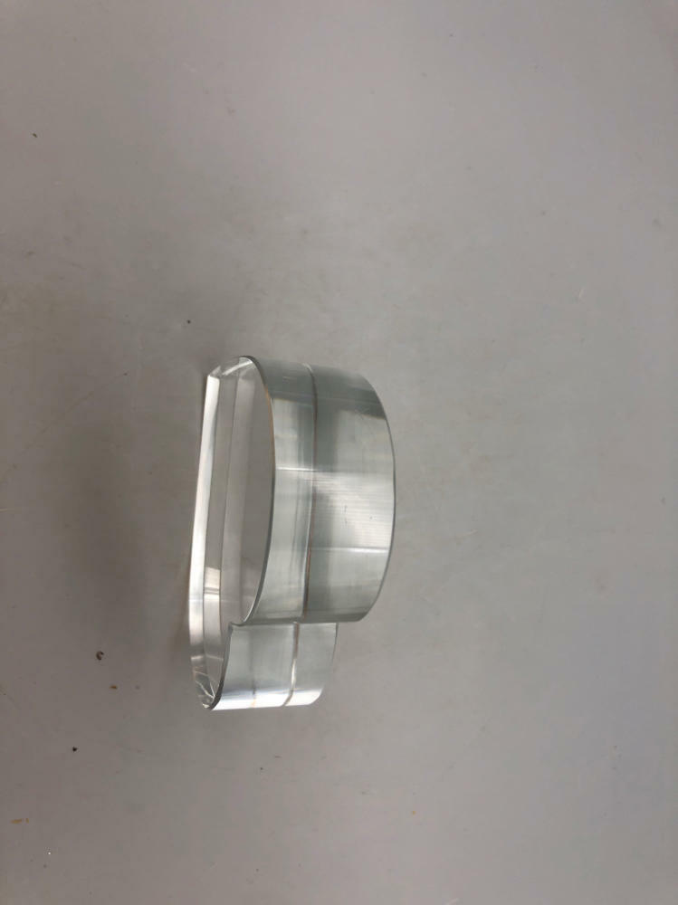 Clear Glass Heart Shaped Paper Weight - Good