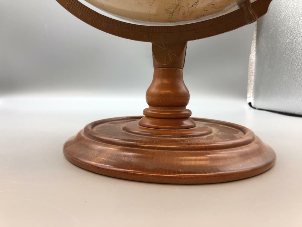 Vintage Raised Relief Globe World Classic "Replogle" Includes USSR Leroy Tolman - Good