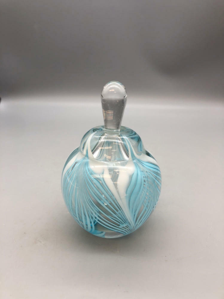 UNIQUE!!! Original Glass Perfume Accent Piece Bottle - Very Good
