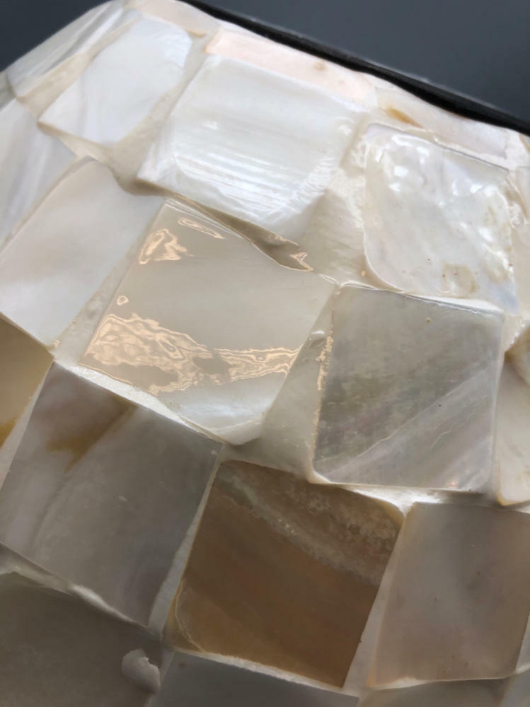 White Mother of Pearl Bowl - Good
