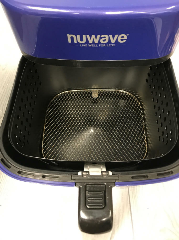 NuWave 6 Qt. Air Fryer, Cobalt Blue In Original Box Manual Included - Like New