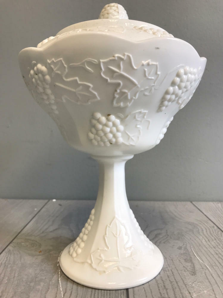 Wow!!! Lot of 24 Pieces of Assorted Sets & Styles of Milk Glass - Good