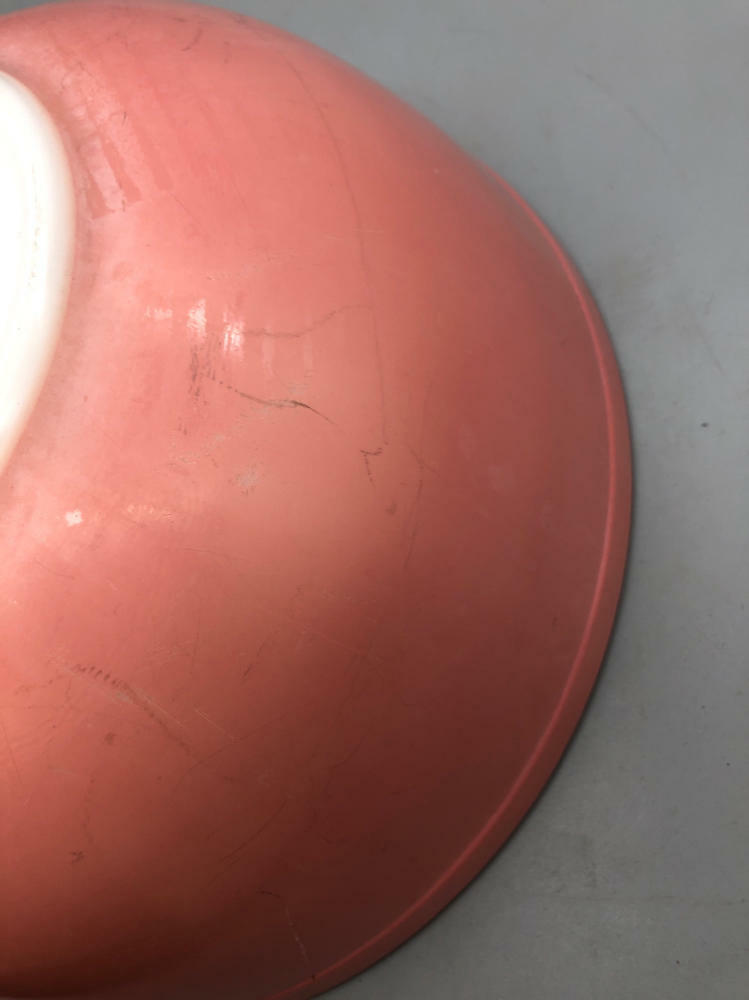 HARD TO FIND!!! Vintage Pink Pyrex Mixing Nesting Bowl