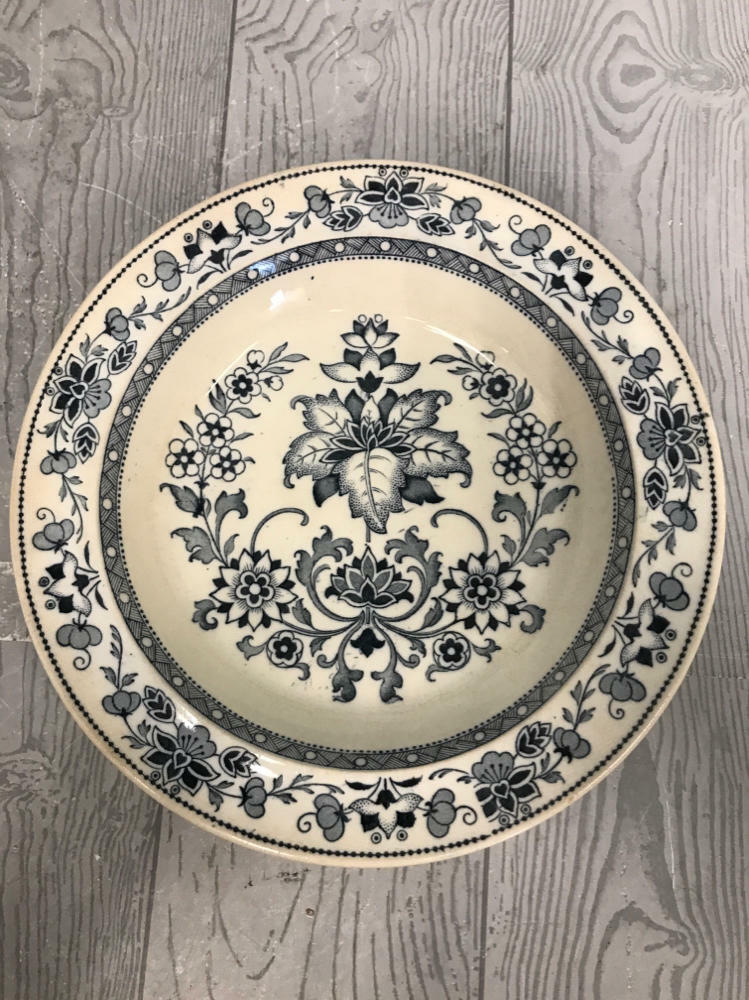 Set of 6 Vintage Wedgwood "Mandarin" Blue Deep Dishes Etruria England - Good
