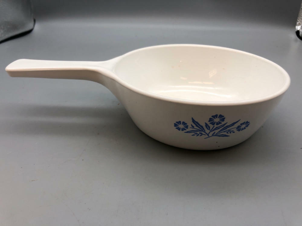 Vintage Corning Ware Saucepan No Lid in Blue Cornflower Style
