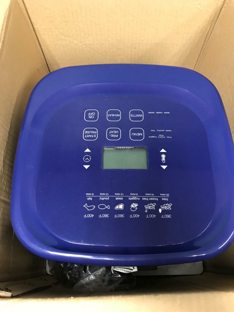 NuWave 6 Qt. Air Fryer, Cobalt Blue In Original Box Manual Included - Like New