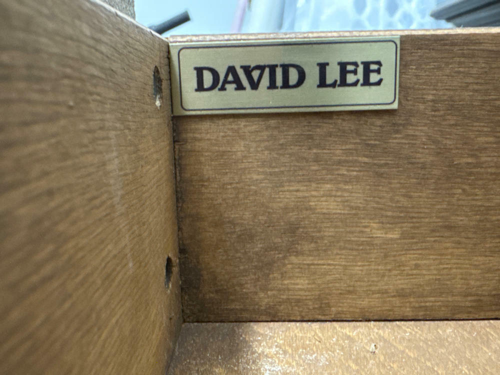 Cambridge Media Center By David Lee Furniture - Beautiful Dark Wood Console - Good