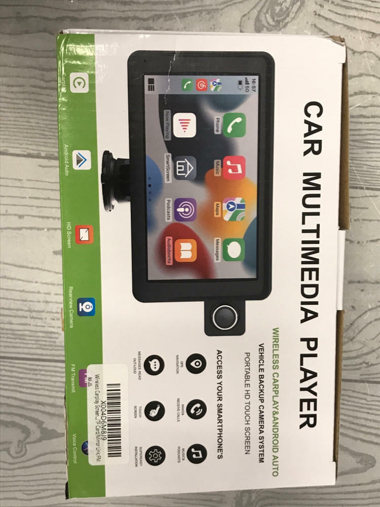 7" Apple Carplay Screen for car, Wireless Apple Car Play Touchscreen - Very Good