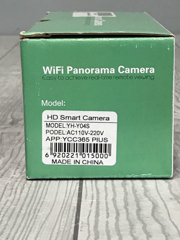 Wifi Panorama Camera Light Bulb 360 Wireless Security - Manual and Accessories - Like New