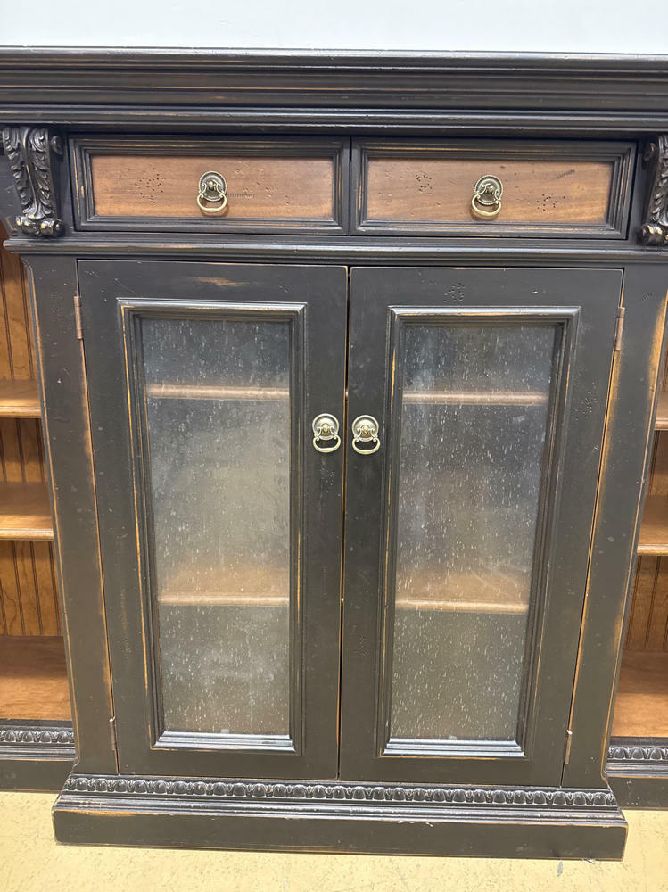 Cambridge Media Center By David Lee Furniture - Beautiful Dark Wood Console - Good