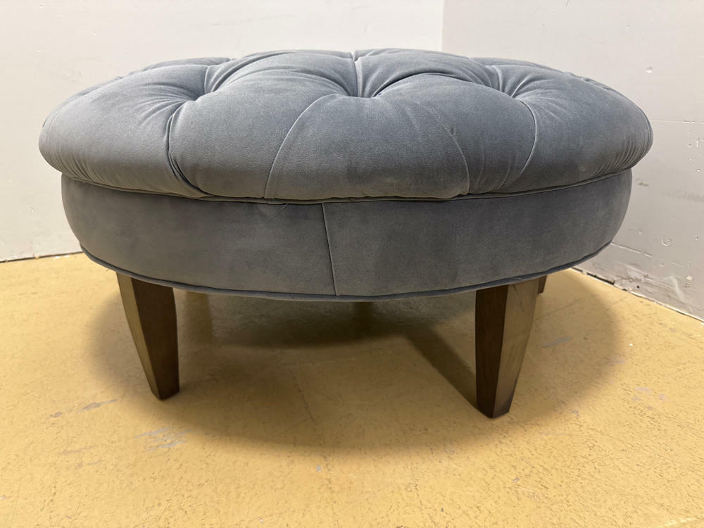 Charlotte 41" Oval / Round Tufted Ottoman by Paula Deen Home - Furniture - Good