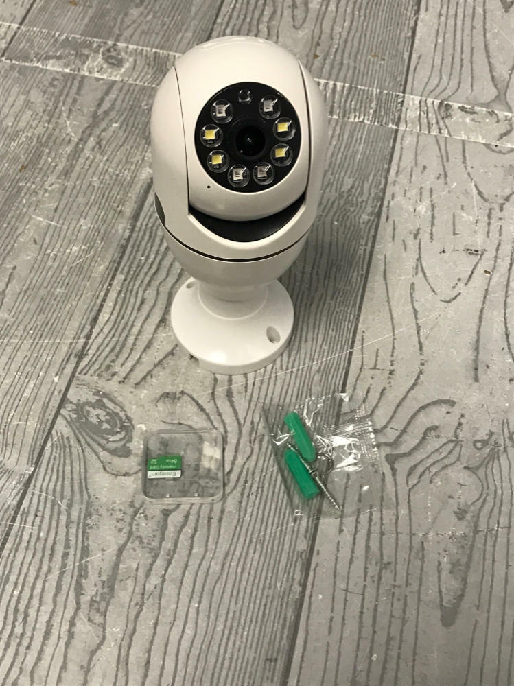 Wifi Panorama Camera Light Bulb 360 Wireless Security - Manual and Accessories - Like New
