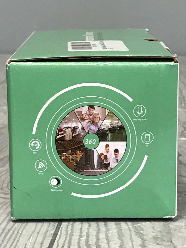 Wifi Panorama Camera Light Bulb 360 Wireless Security - Manual and Accessories - Like New