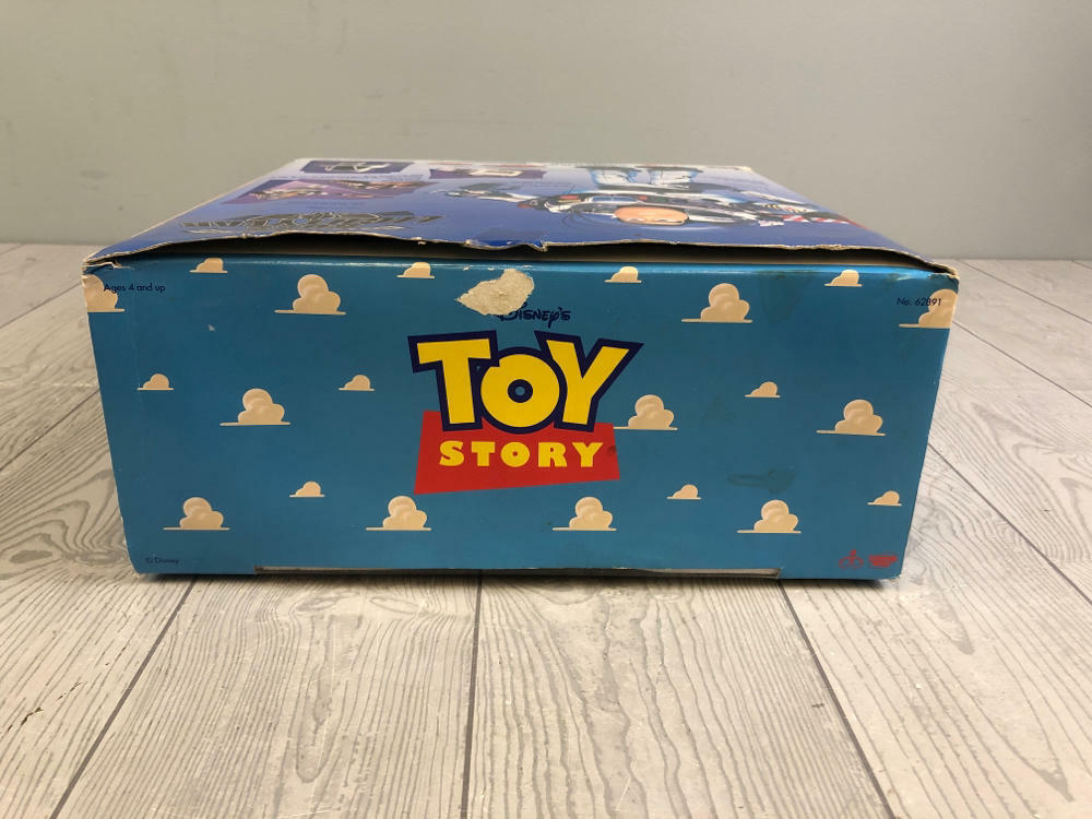 Vintage Lightyear Toy Action Figure - Thinkway Toys Walt Disney Toy Story Chrome