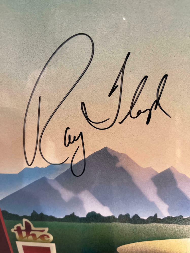 RAY RAYMOND FLOYD AUTOGRAPHED PGA 1995 LEXUS CHALLENGE LITHOGRAPH - GOLF POSTER - Good