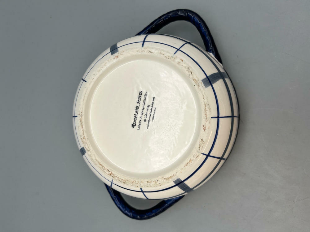 Sweet Olive Designs Lobster a Go-Go Collection by Lisa Levy Covered Serving Dish - Good