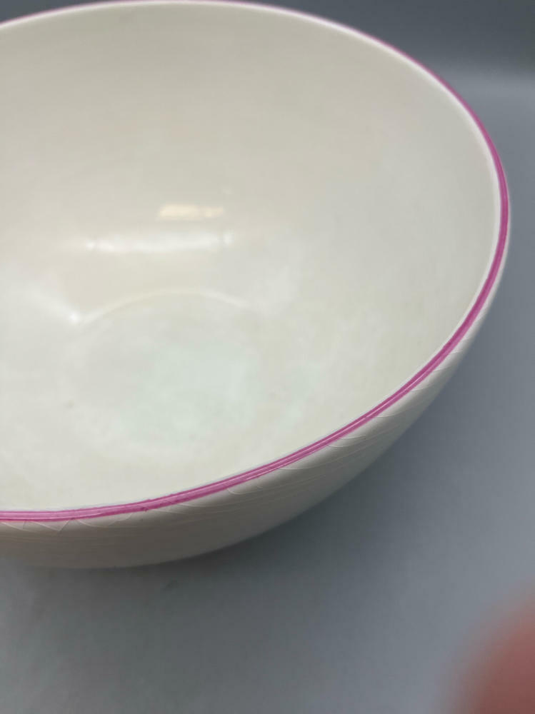 Tiffany & Co. Strasbourg Purple Flowers Porcelain Serving BowlMade in Portugal - Good