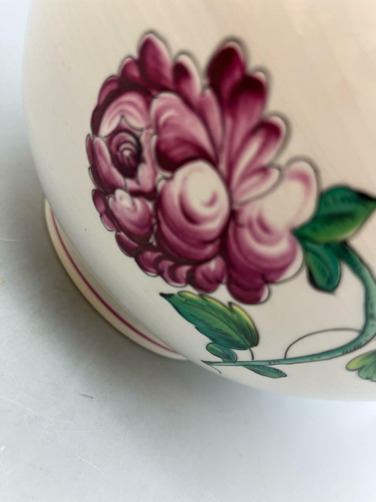 Tiffany & Co. Strasbourg Purple Flowers Porcelain Serving BowlMade in Portugal - Good