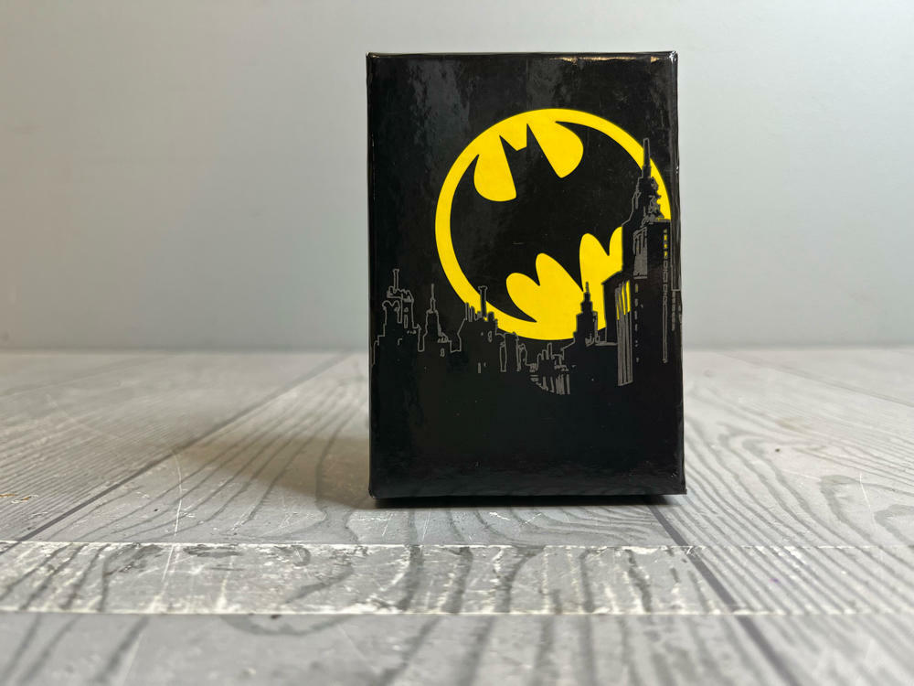 DC Comics Batman Flashing Bat Signal Dial Black Digital Wrist Watch New In Box