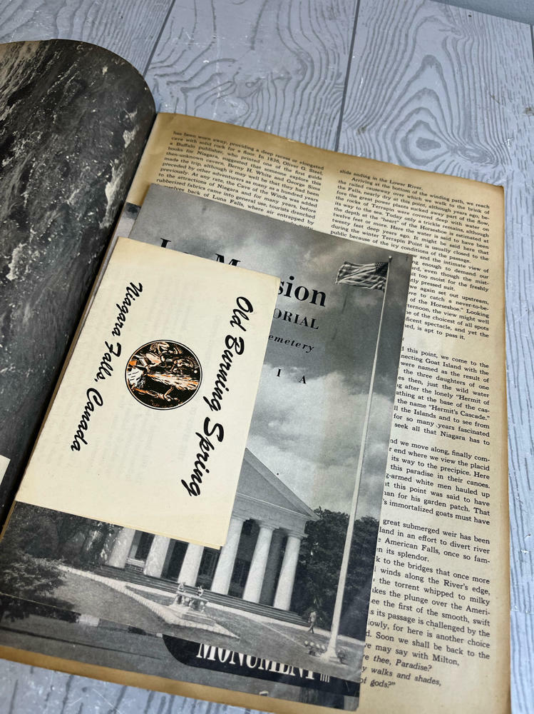 Vintage 1948 Magazine "The Niagara Story" - Pictorial Guide to Niagara Falls - Good