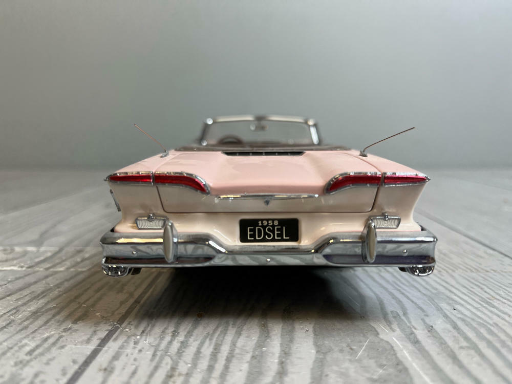 The Franklin Mint, Precision Models: 1958 Edsel Citation, Pink Convertible - Like New
