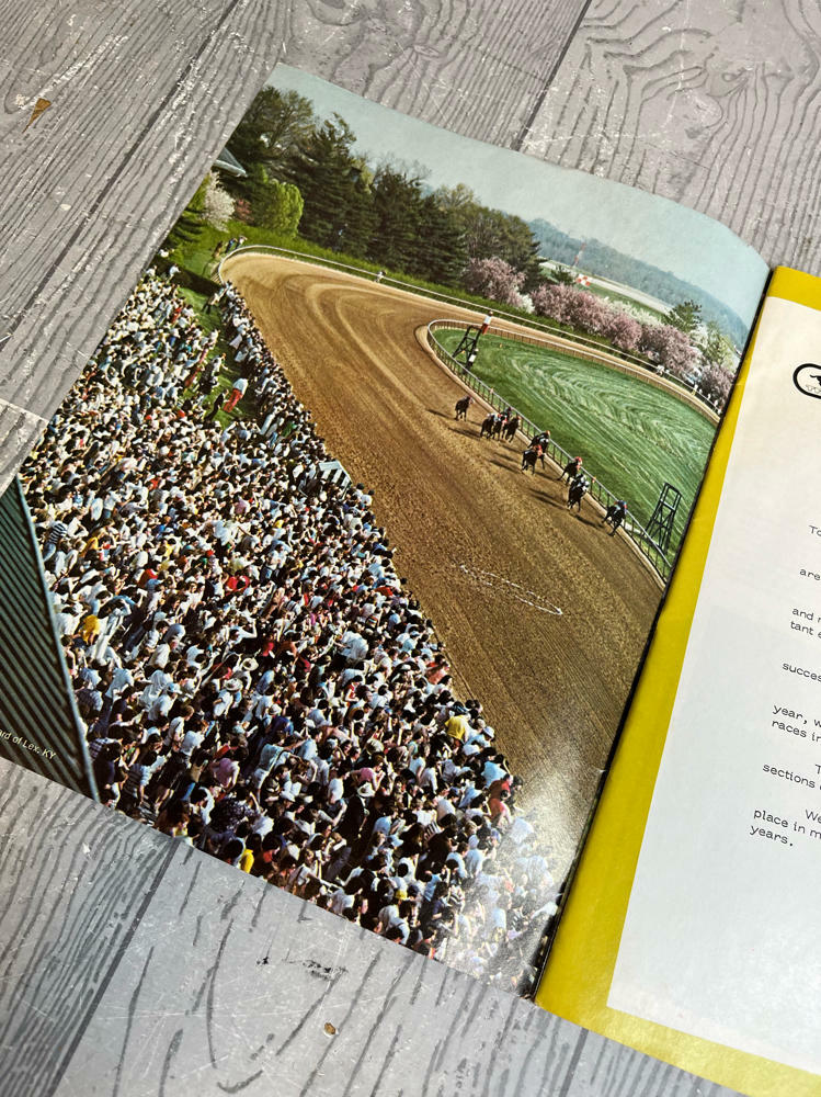 Vintage 1981 The Triple Crown Champion History Magazine Kentucky Derby Preakness - Good