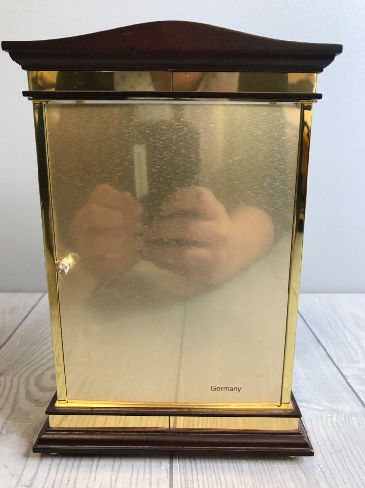 Vintage Bulova Quartz Mantle Desk Clock 85th Anniversary Model B2350 Germany - Good