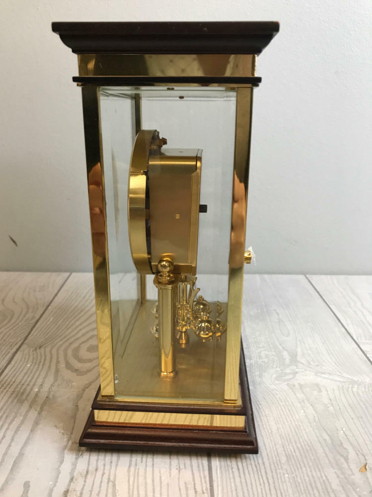 Vintage Bulova Quartz Mantle Desk Clock 85th Anniversary Model B2350 Germany - Good