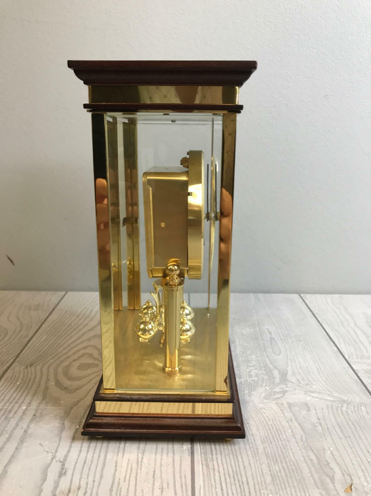 Vintage Bulova Quartz Mantle Desk Clock 85th Anniversary Model B2350 Germany - Good