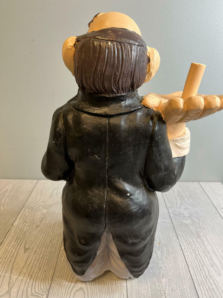 Stinky Butler Toilet Paper Holder Resin Ornamental Sculpture Bathroom Figurine - Good