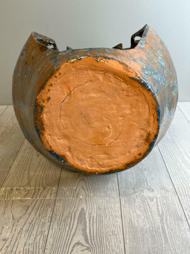 UNIQUE!!! Handcrafted Floating Vase Leon Kula-Like Home Decor Candle Display - Good