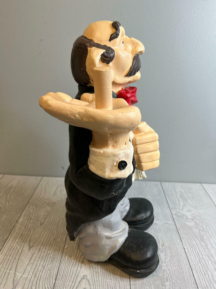 Stinky Butler Toilet Paper Holder Resin Ornamental Sculpture Bathroom Figurine - Good