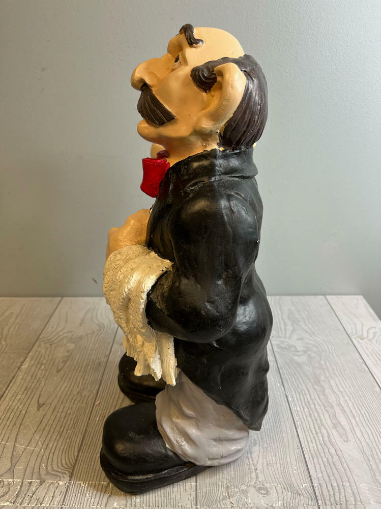 Stinky Butler Toilet Paper Holder Resin Ornamental Sculpture Bathroom Figurine - Good