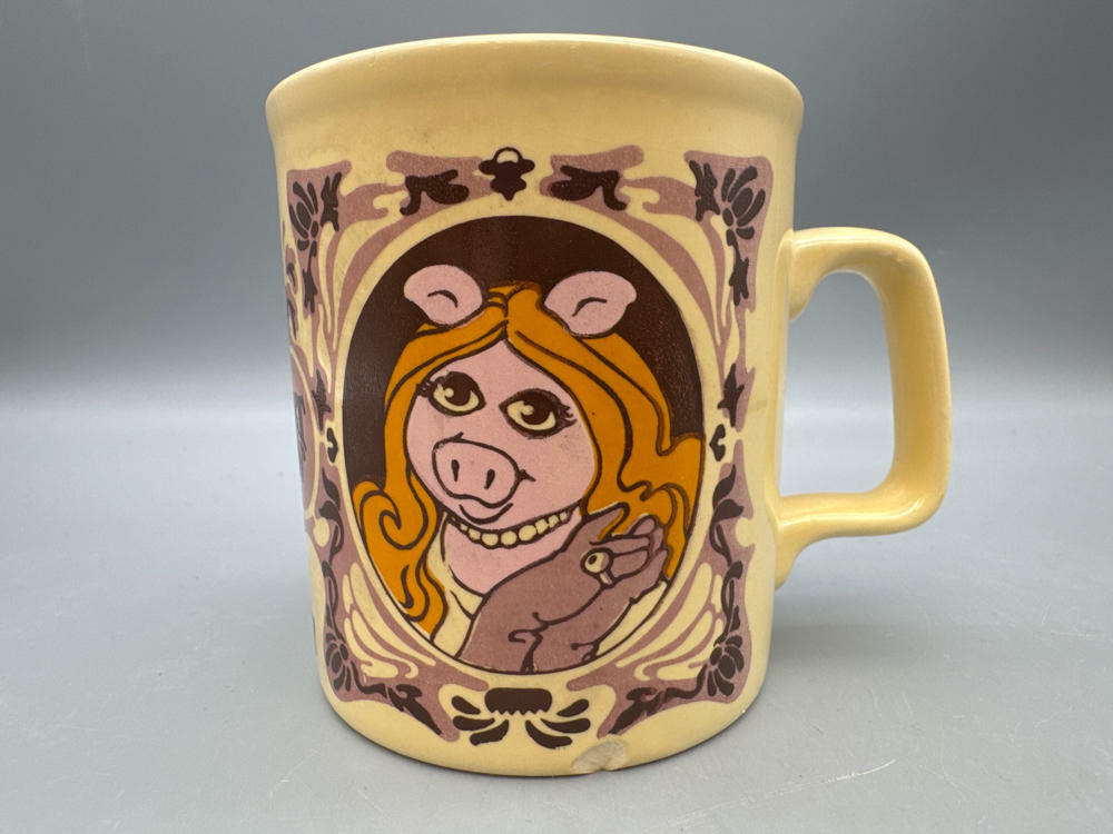Set of 3 Muppets Mugs - Kermit the frog, Miss Piggy, and Animal - Collectibles - Good