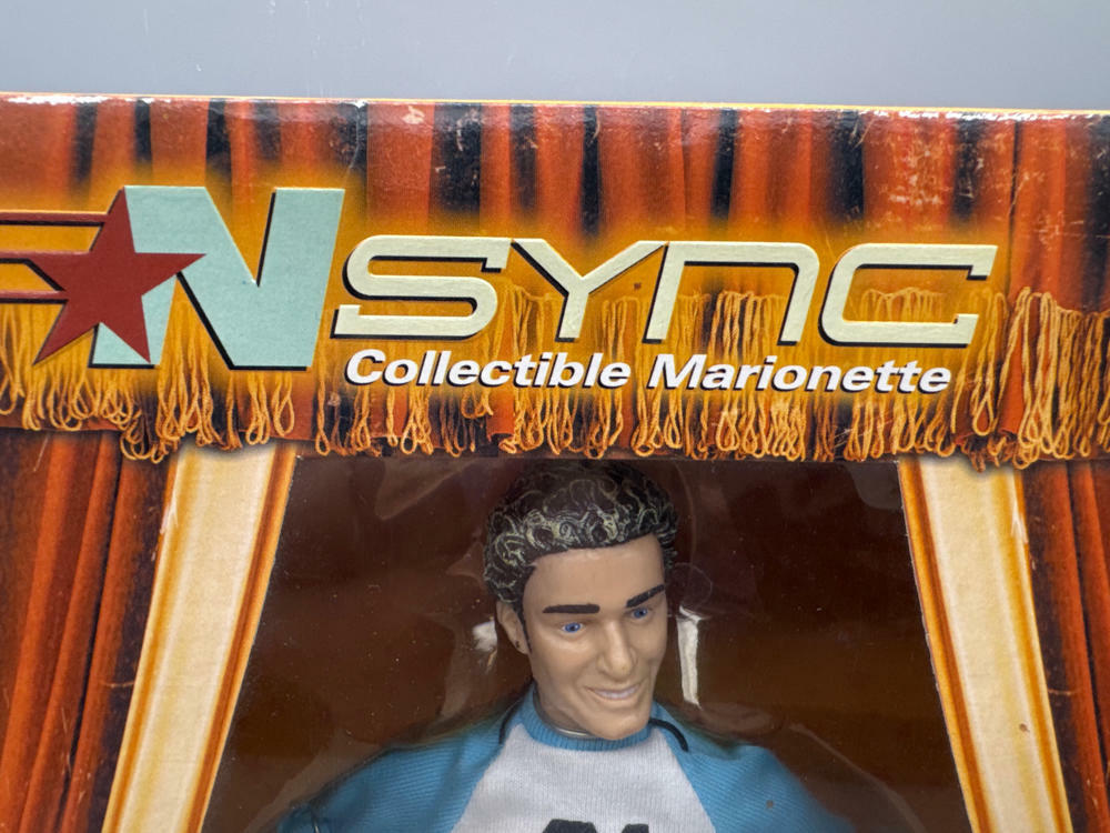 2000 NSYNC Marionette Justin Timberlake Action Figure Doll By Living Toys - Good