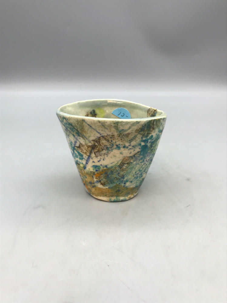 Set of 3 Beautiful Hand Painted Japanese Tea Cups - Home/ Kitchen Decor - Signed - Very Good