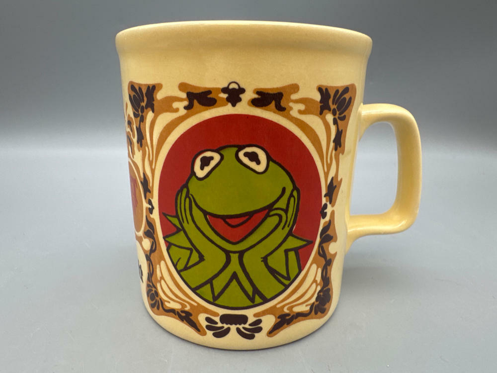 Set of 3 Muppets Mugs - Kermit the frog, Miss Piggy, and Animal - Collectibles - Good