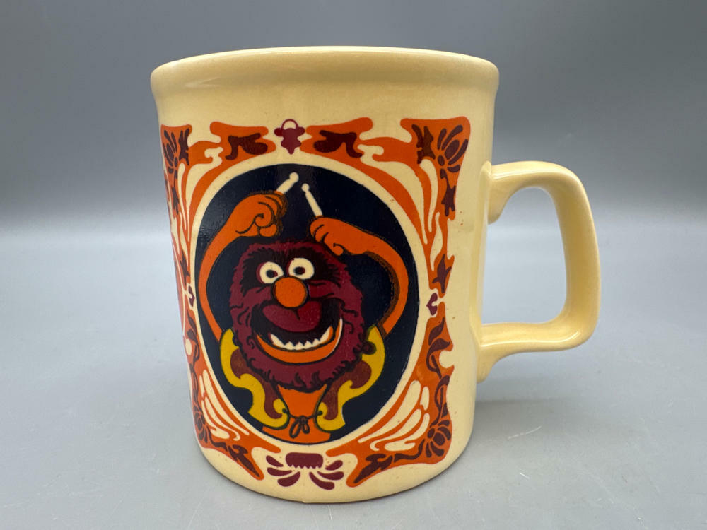 Set of 3 Muppets Mugs - Kermit the frog, Miss Piggy, and Animal - Collectibles - Good