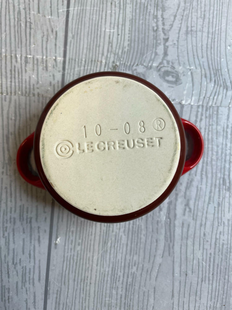 Le Creuset Signature Round Mini Cocotte Dutch Oven Enameled Cast Iron Kitchen - Good