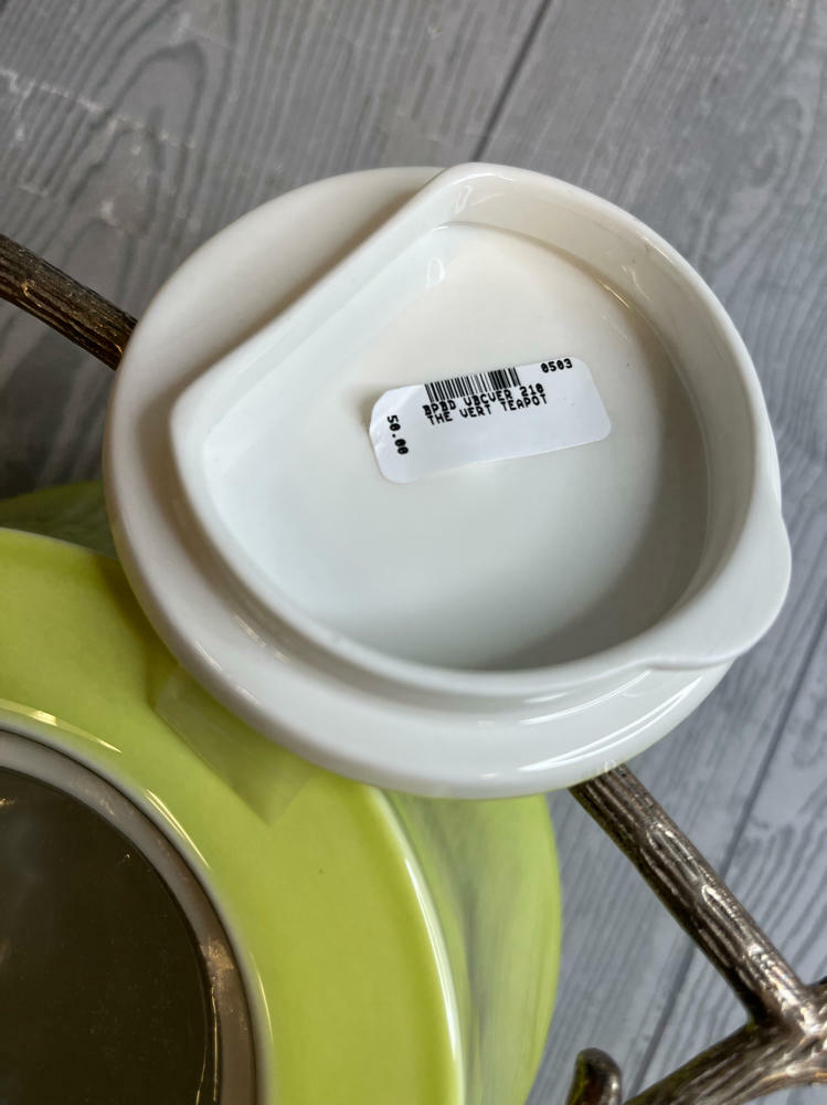 Villeroy & Boch Tea Delight Lime Green with Brass Branch Handle in Original Box - Good
