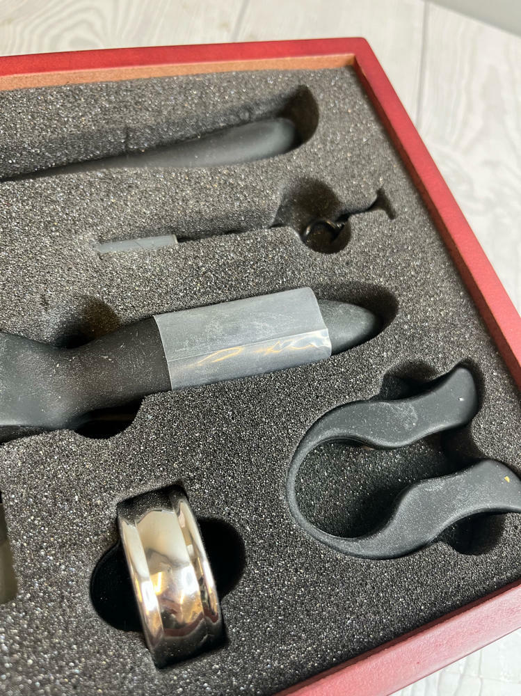La Vigna Wine Accessories Bottle Opener Kit In Box Set Corkscrew Foil Cutter - Good