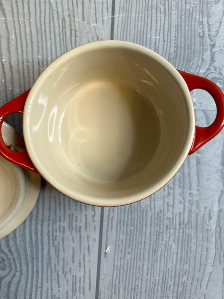 Le Creuset Signature Round Mini Cocotte Dutch Oven Enameled Cast Iron Kitchen - Good