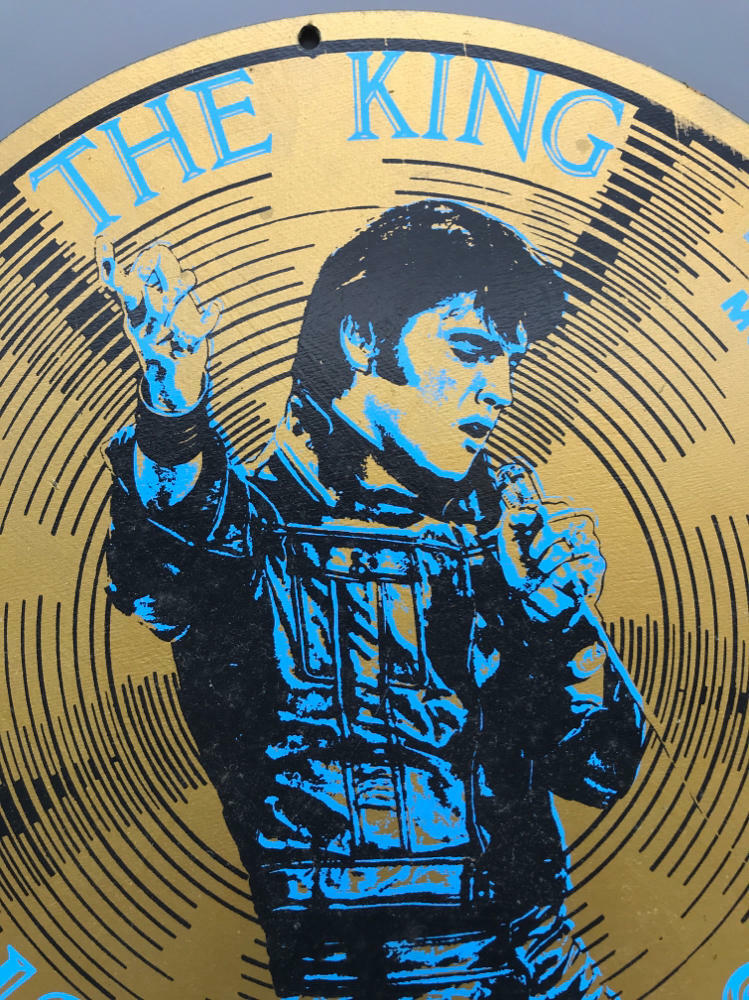 Elvis Wooden Wall Sign