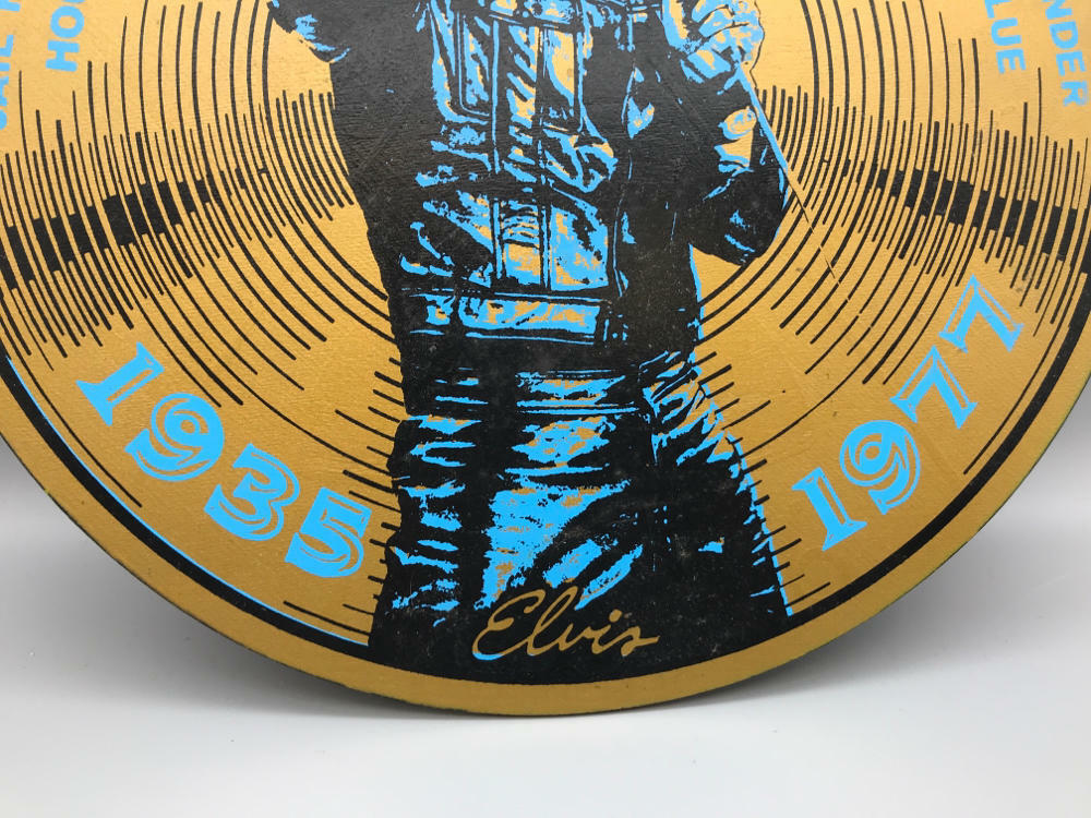 Elvis Wooden Wall Sign