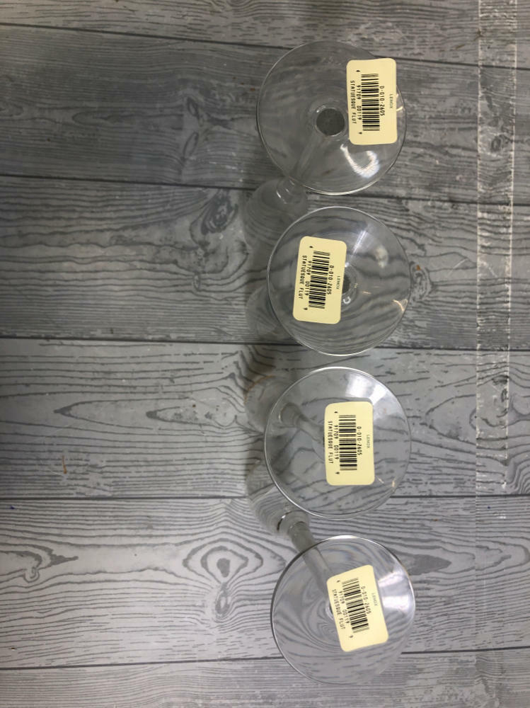 Set of 4 Lenox Statuesque Flutes in Original Box