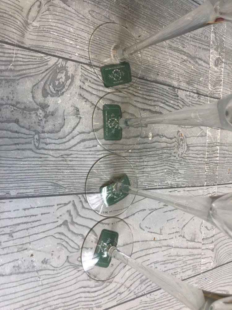 Set of 4 Lenox Statuesque Flutes in Original Box