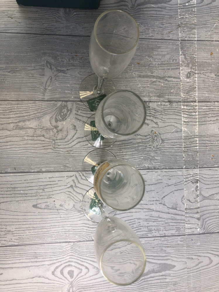 Set of 4 Lenox Statuesque Flutes in Original Box